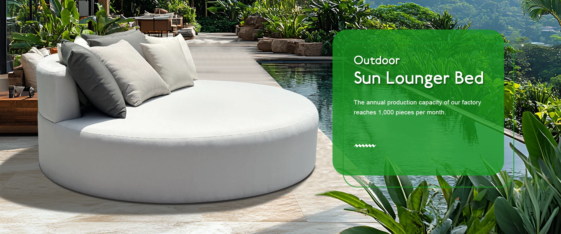 Açıq Sun Lounger Yataq Təchizatçısı