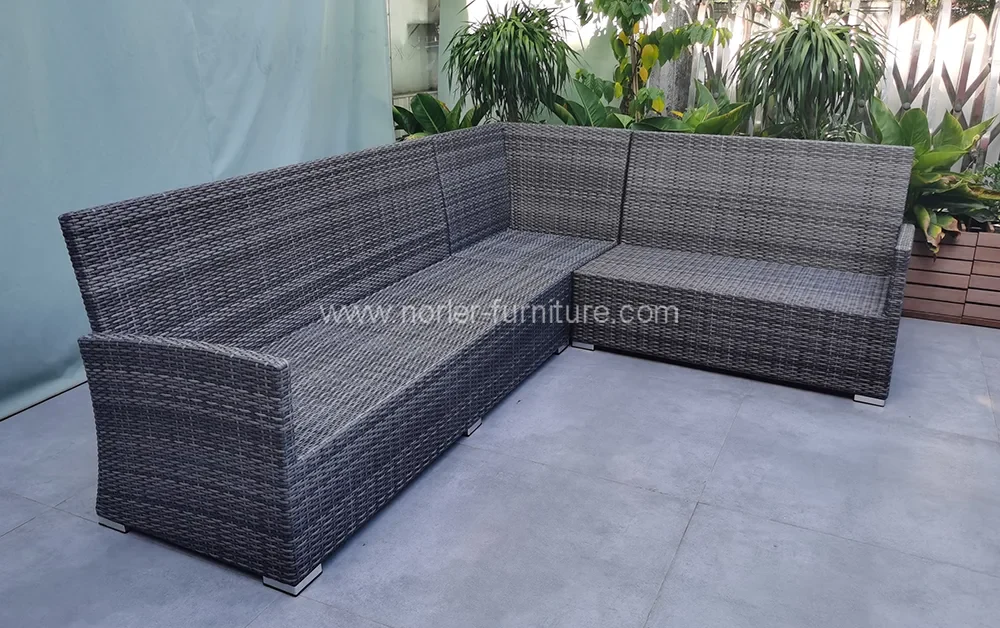 Outdoor Garden Furniture PE Rattan Wicker Sofa