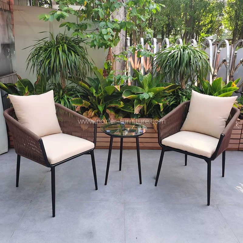 Outdoor Weather-resistant Courtyard Aluminum Balcony Set