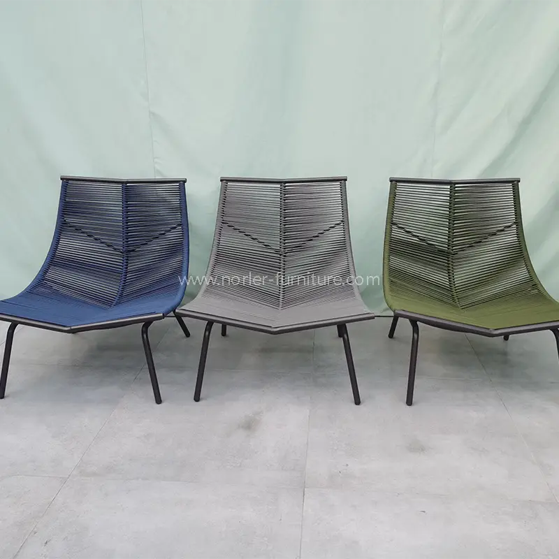 Açıq eyvanı asudə asudə alüminium toxunmuş kəmər kreslosu Açıq eyvanı asudə asudə alüminium toxunmuş kəmər kreslosu