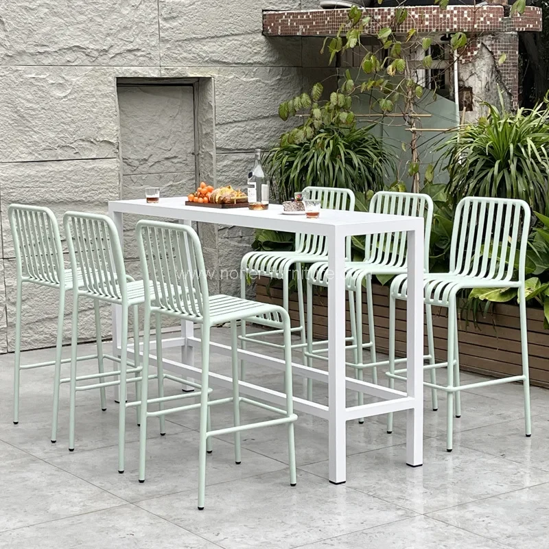 Açıq bağ Balkon Boşanma Alüminium Bar Kürsü